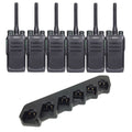 Hytera BD505 UHF/VHF Digital Two Way Radio - Six Pack