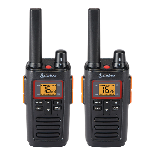 Cobra RX380 PMR446 Licence Free Walkie Talkies - Twin Pack
