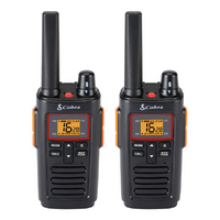 Cobra RX380 PMR446 Licence Free Walkie Talkies - Twin Pack