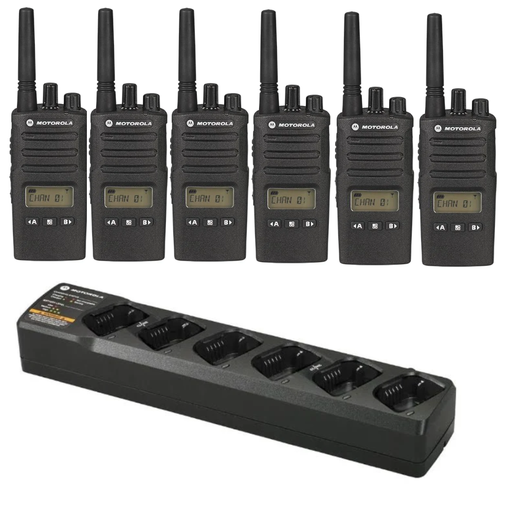 Motorola XT460 Walkie Talkie Simple Site Six Pack