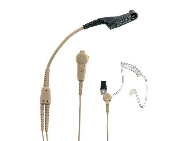 Motorola DP3000 & DP4000 IMPRES 2-wire Surveillance Kit with Low Noise Kit - Beige PMLN6130A