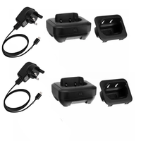 Motorola TLKR T62 & T82 Extreme x2 Single Charger Trays UK Plug