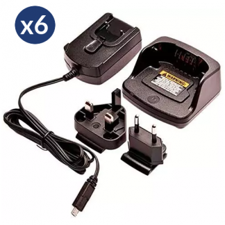 Motorola XT460 Walkie Talkie Single Charger Six Pack