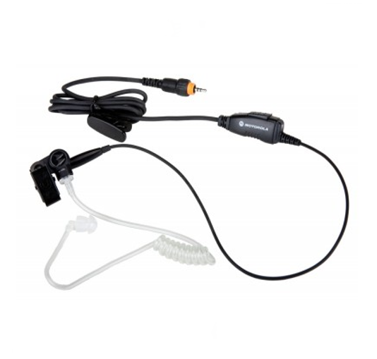 Motorola Walkie Talkie CLP446 Single Pin Surveillance Kit W/PTT
