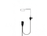 Covert Single Wire with Inline PTT For Motorola XT420 | XT460 Kirisun DP405s