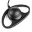 D Shaped Earpiece With PTT  For Motorola GP Series