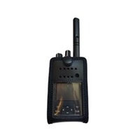 Peter Jones Hard Leather Case with D-Rings and Belt Loop For DP3661/e Motorola Two Way Radio