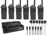 Motorola DP4400e Six Pack