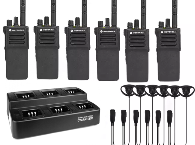 Motorola DP4400e Six Pack