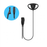 D Shaped Earpiece with Inline PTT for Motorola DP4400e DP4400