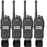 Kirisun DP480 Digital Portable Two Way Radio - Quad Pack