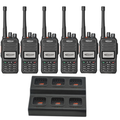 Kirisun DP480 Digital Portable Two Way Radio - Six Pack