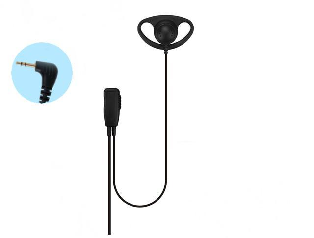 Multi 6 pack Motorola TLKR T62, XT180, XT185 & T82 Extreme  D Shaped Earpiece with Inline PTT