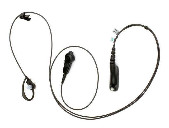 Motorola Series DP3000 & DP4000 Impres 2-Wire Surveillance Kit-Black PMLN6127A