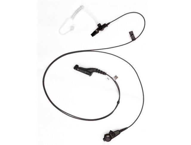 Motorola Series DP3000 - DP4000 Impres 2-Wire Surveillance Low Noise Kit-Black PMLN6129A