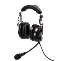 Ear Defending Headset with Boom Mic and PTT on Cup