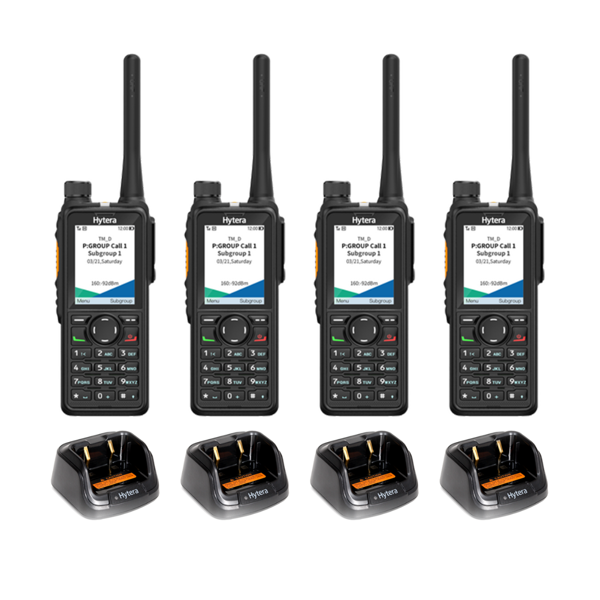 Hytera HP785 Digital Two Way Radio - Quad Pack