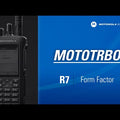 Motorola R7 NKP Capable Version Portable Digital Two Way Radio