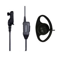 Hytera D Shaped earpiece with in-line PTT For BP515 - EHN37-P