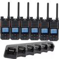 Hytera BP565 UHF/VHF Digital Professional Two Way Radio - Six Pack