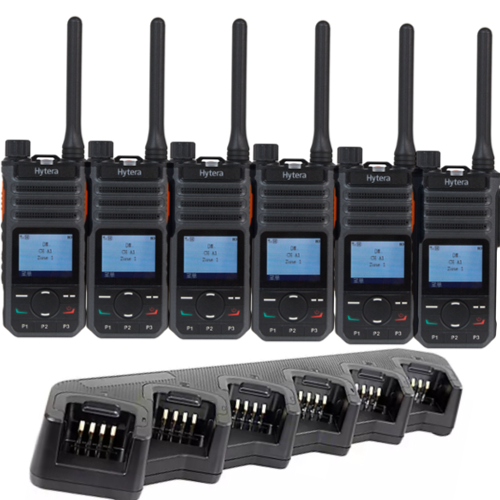 Hytera BP565 UHF/VHF Digital Professional Two Way Radio - Six Pack
