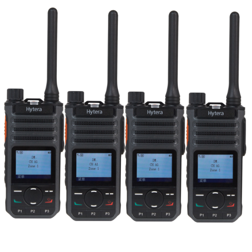 Hytera BP565 UHF/VHF Digital Professional Two Way Radio - Quad Pack