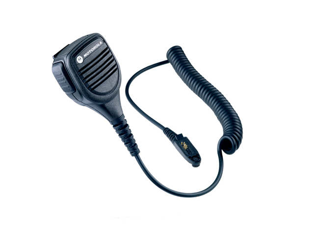 Motorola Series GP340 Remote Speaker Mic with Audio Jack & Windporting
