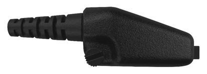 D Shape with Inline PTT and Lapel Mic For Motorola Kenwood Icom & Vertex Radios