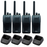 Kenwood TK-3501 Pro Talk Walkie Talkie Two Way Radio - Quad Pack