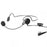 Kenwood Light Weight Headset with Inline PTT - Kenwood Two Pin