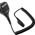 Motorola Series GP340 Remote Speaker Mic with Audio Jack & Windporting