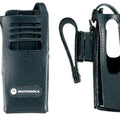 Motorola DP3000 PMLN5029B Non-Display Radio Hard Leather Carry Case with 3" Swivel Belt Loop