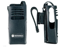 Motorola DP3000 PMLN5029B Non-Display Radio Hard Leather Carry Case with 3" Swivel Belt Loop