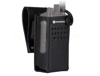 Hard Leather Carry Case with 3" Swivel Belt Loop for Motorola DP2000 Non Display  PMLN5866A