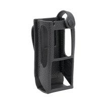 Motorola Hard Leather Carry Case, 2.5 inch Swivel Belt Loop, Display For R7 Radios - PMLN8300A