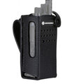 Motorola DP2000 Series PMLN5868A Hard Leather Carry Case with 2.5" Swivel Belt Loop for Non-Display