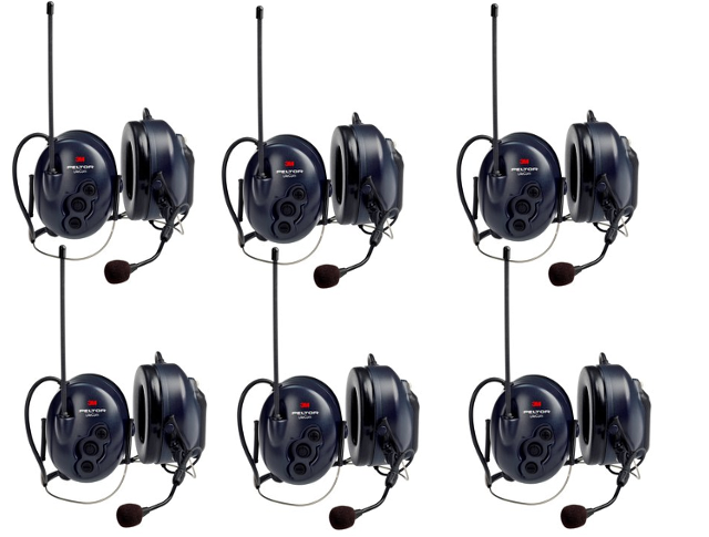 3M Peltor PMR446 Litecom Two Way Radio NeckBand - Six Pack