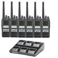 Kenwood UHF DMR Digital Two Way Radio - NX-1300DE2 - Six Pack