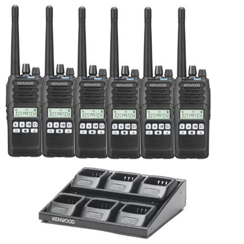 Kenwood UHF DMR Digital Two Way Radio - NX-1300DE2 - Six Pack