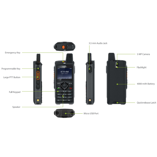 Hytera PNC380 Pro Push To Talk Over Cellular Radio