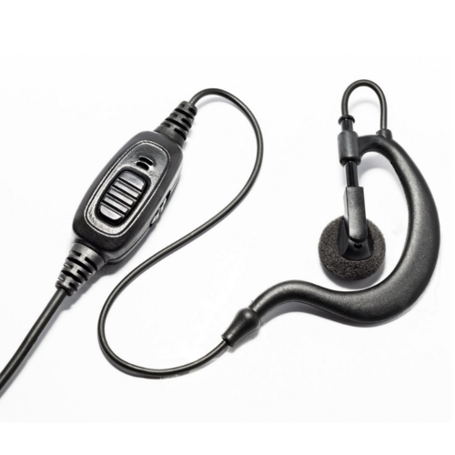 K102556 – D Shaped Earpiece with Inline PTT (Motorola GP344x, Telo PoC handsets)