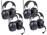 3M Peltor PMR446 Litecom Two Way Radio Headset - Quad Pack