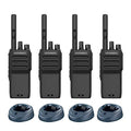 Motorola R2 Analogue Version Two Way Radio -  Quad Pack
