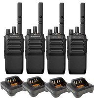 Motorola R5 NKP Version Portable Digital Two Way Radio - Quad Pack