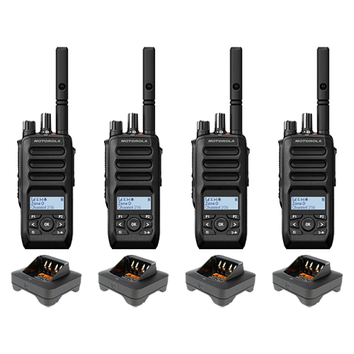 Motorola R5 LKP Version Portable Digital Two Way Radio Quad