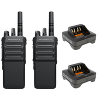 Motorola R7a Non-Keypad Portable Digital Two Way Radio - Twin Pack