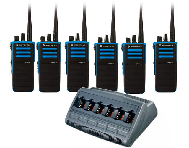 Motorola DP4401 Ex Atex Digital Two Way Radio Six Pack
