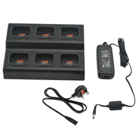 Kirisun DP405s Multi Charger Six Bank - UK Plug