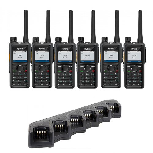 Hytera HP685 Digital Two Way Radio -  Six Pack