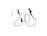 Motorola DP3000 & DP4000  NNTN8459 1-wire Surveillance Kit (Low Noise) - Black